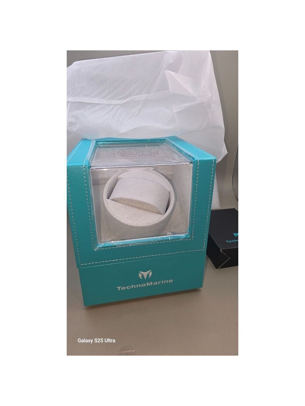 TechnoMarine Single Watch Winder Box for Automatic Watches -